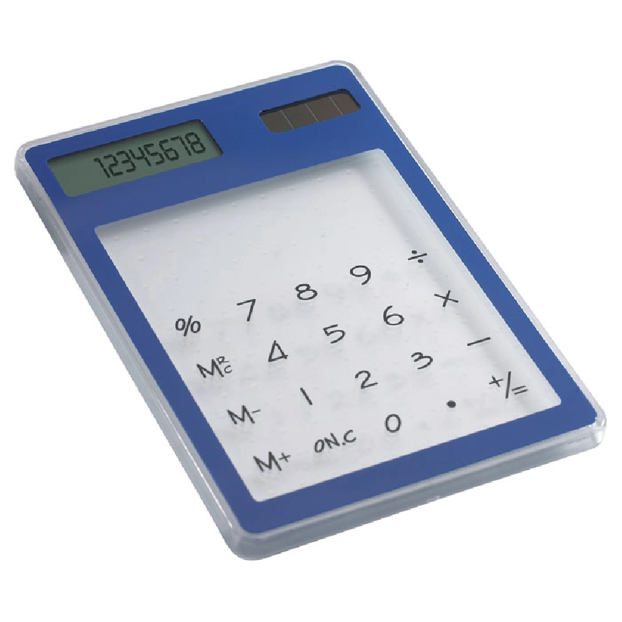 Kalkulator bateria słoneczna CLEARAL IT3791-04 niebieski