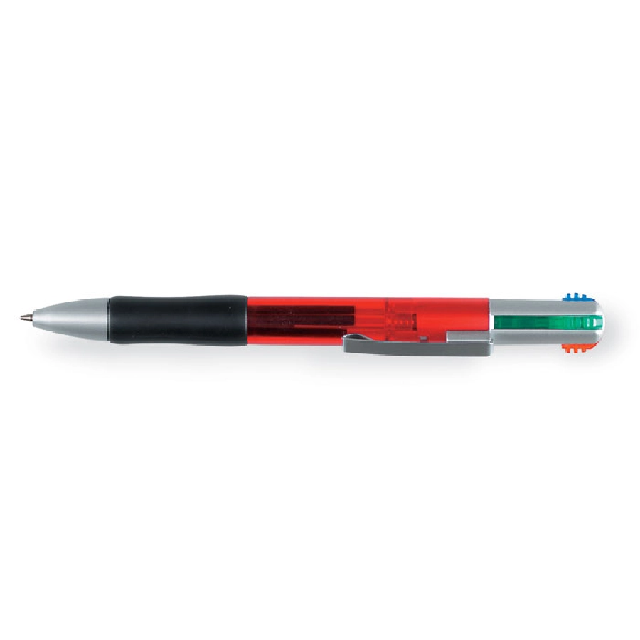 4-kolorowy długopis BONLES KC5116-25 czerwony