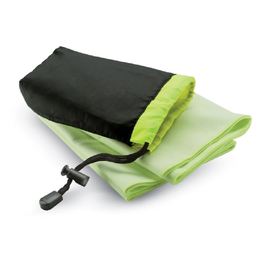Ręcznik sportowy w etui DRYE KC6333-09 zielony