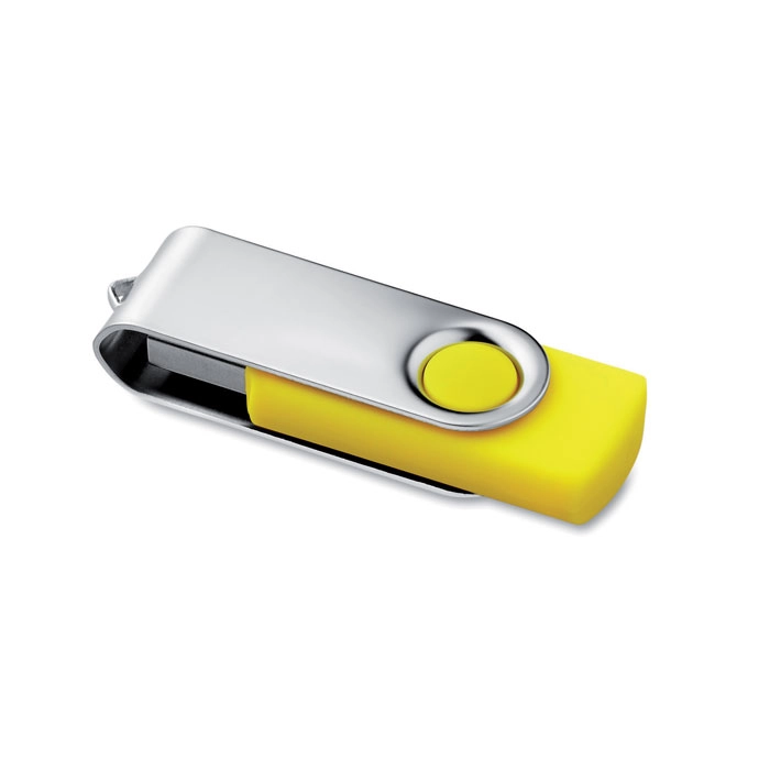 Techmate USB Flash TECHMATE PENDRIVE MO1001-08-16G żółty