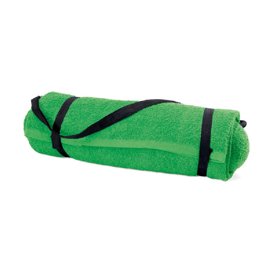 Ręcznik plażowy z poduszką MO7334-09 zielony