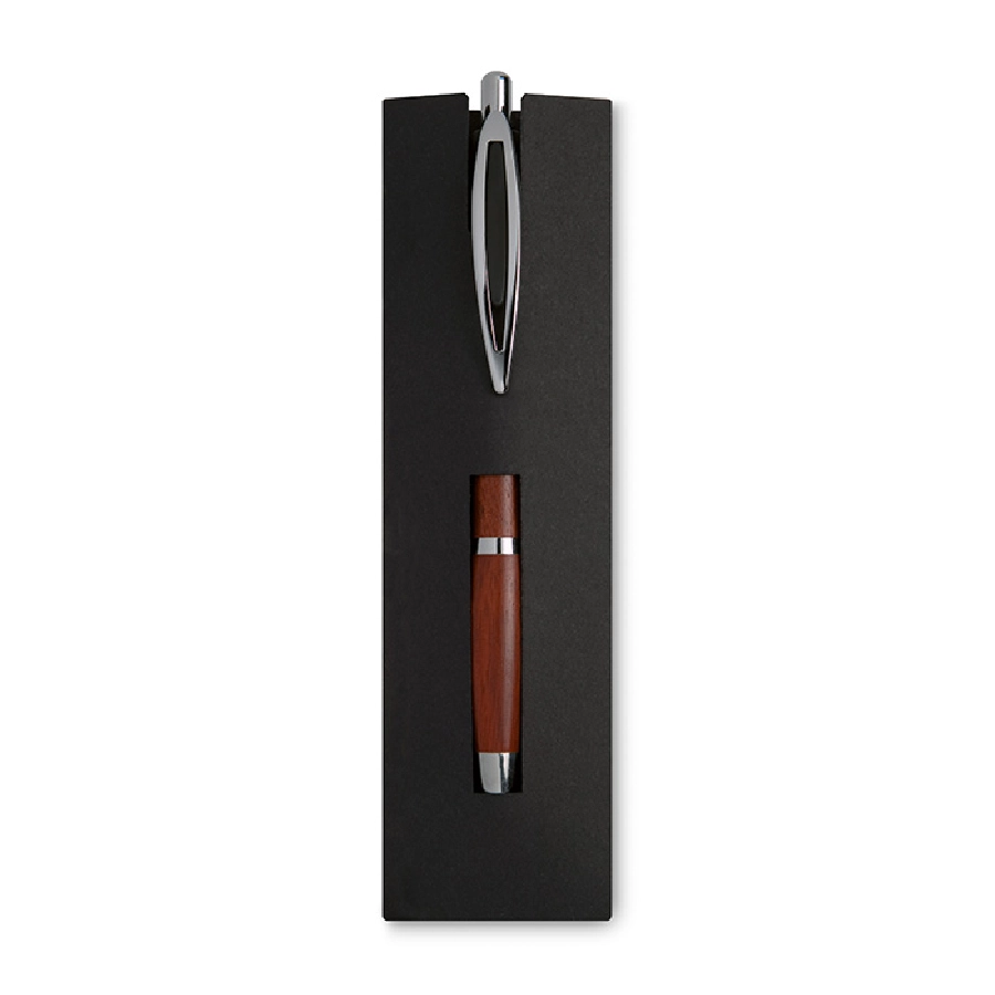 Drewniany długopis RIOWOOD MO7393-02 czerwony