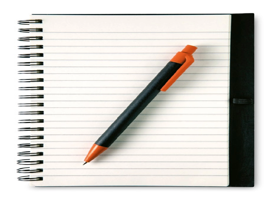 Notes w linie z długopisem LIGNEX MO7396-10 pomarańczowy