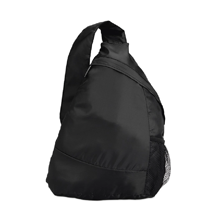 Kolorowy, trójkątny plecak MO7644-03 czarny