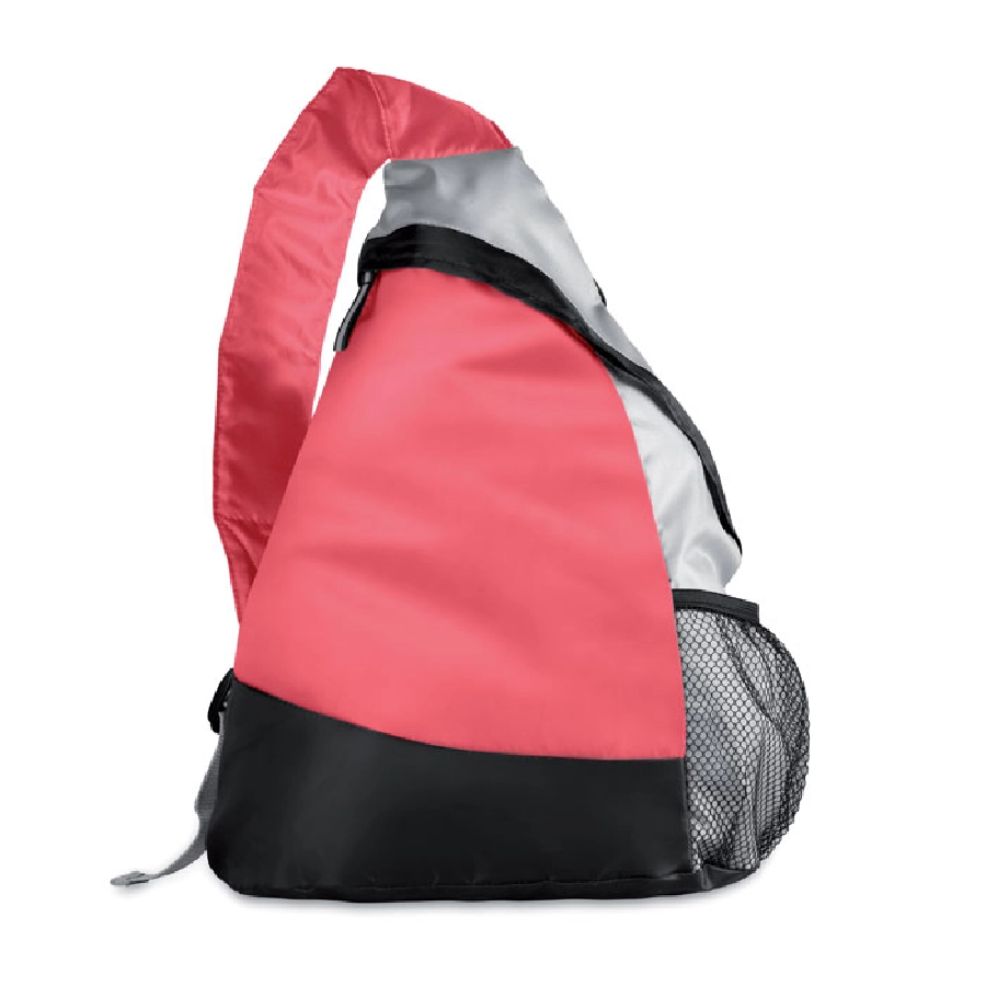 Kolorowy trójkątny plecak GARY MO7644-05 czerwony