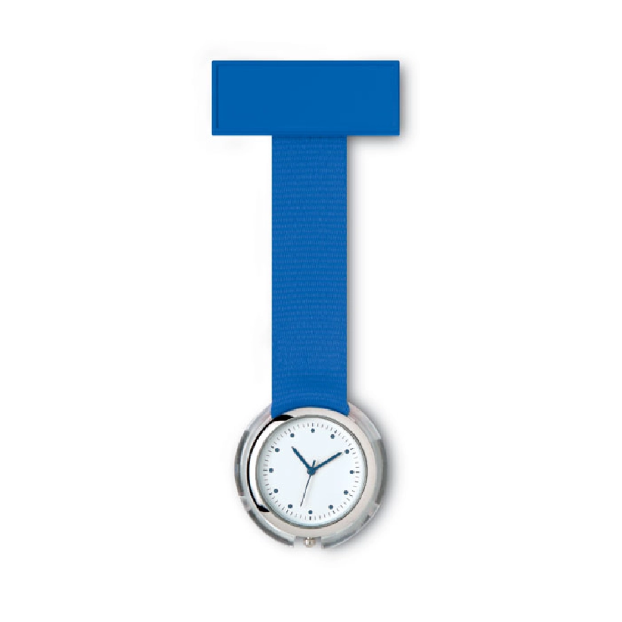 Analogowy zegar pielęgniarski NURSTIME MO7662-04 niebieski