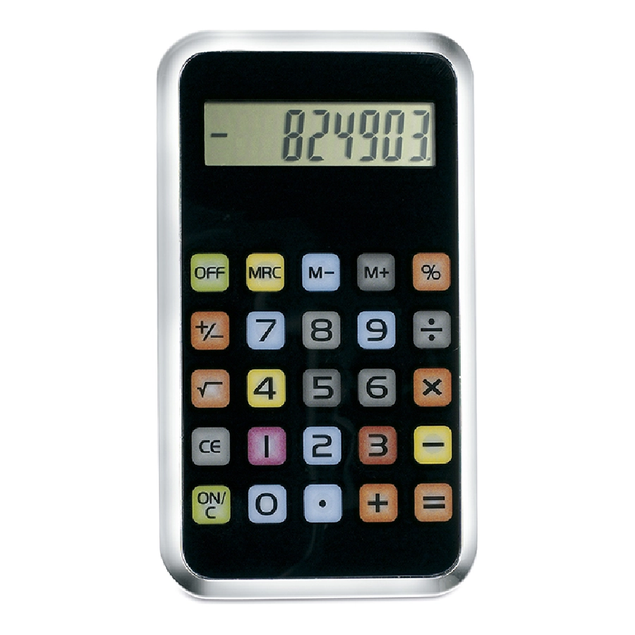 Kalkulator 8 cyfr CALCOD MO7695-99 wielokolorowy