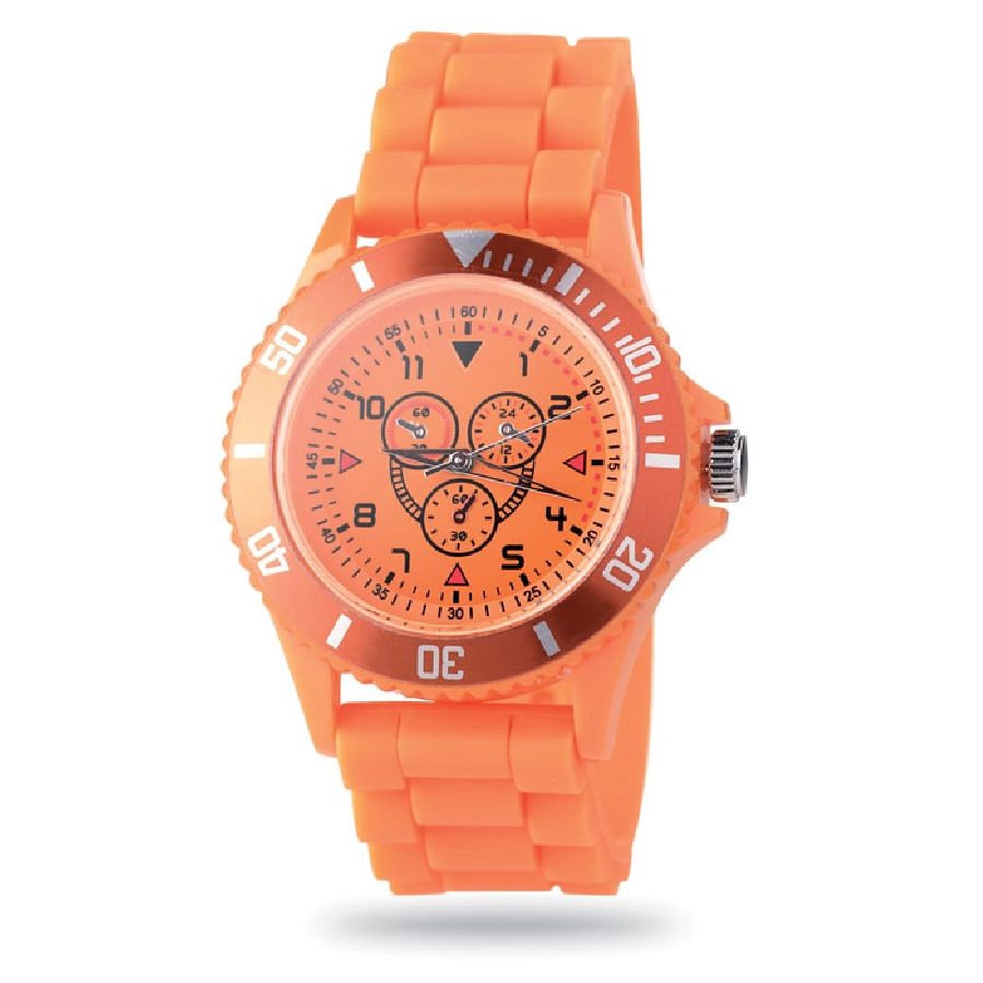 Kwarcowy zegarek na rękę MOTIONZONE MO7891-10 pomarańczowy
