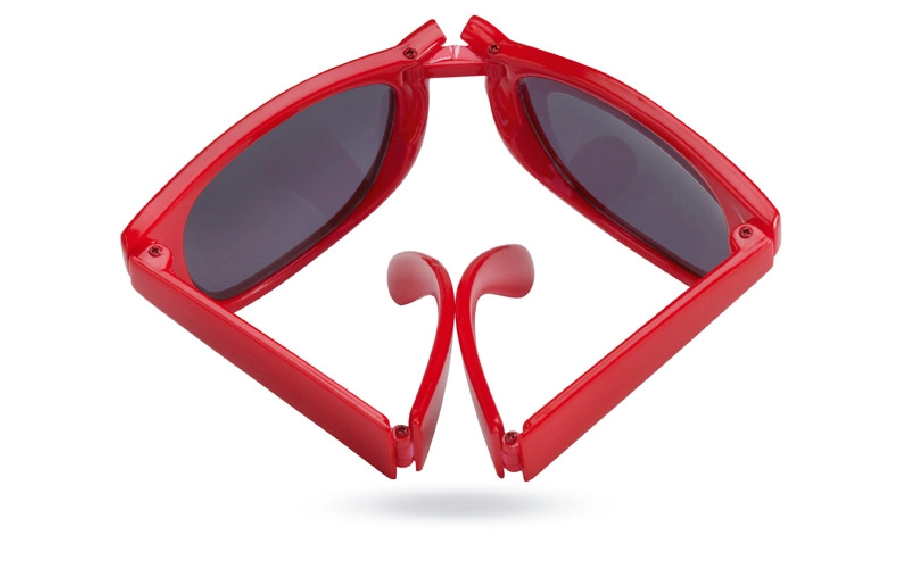Składane okulary słoneczne AUDREY MO8019-05 czerwony