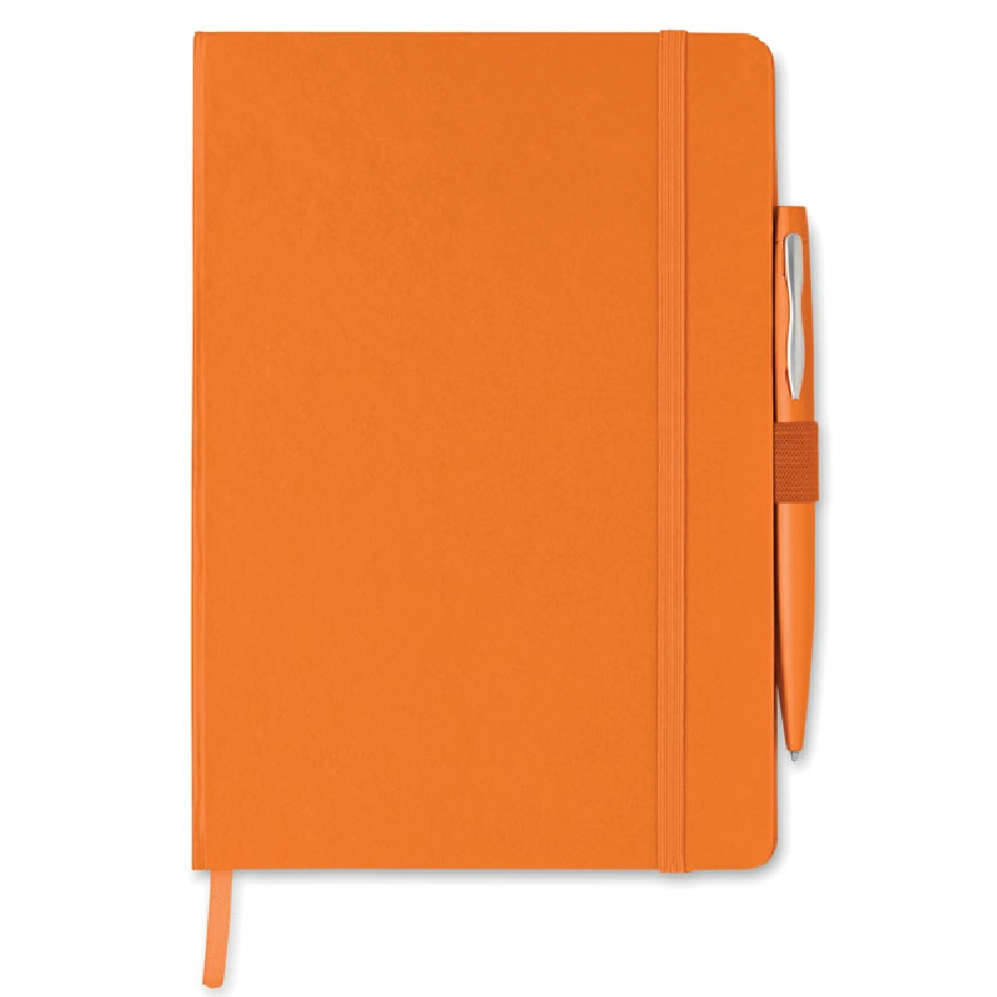 Notes A5 z długopisem NOTAPLUS MO8108-10 pomarańczowy