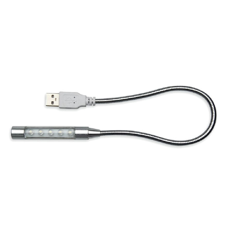 Lampka led na USB LUMIFLEX MO8145-16 srebrny
