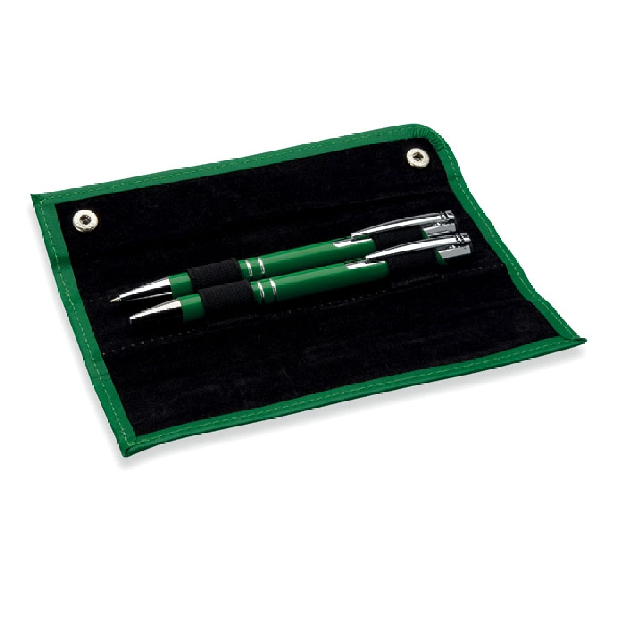 Długopis i ołówek w etui GEMELLO MO8151-09 zielony