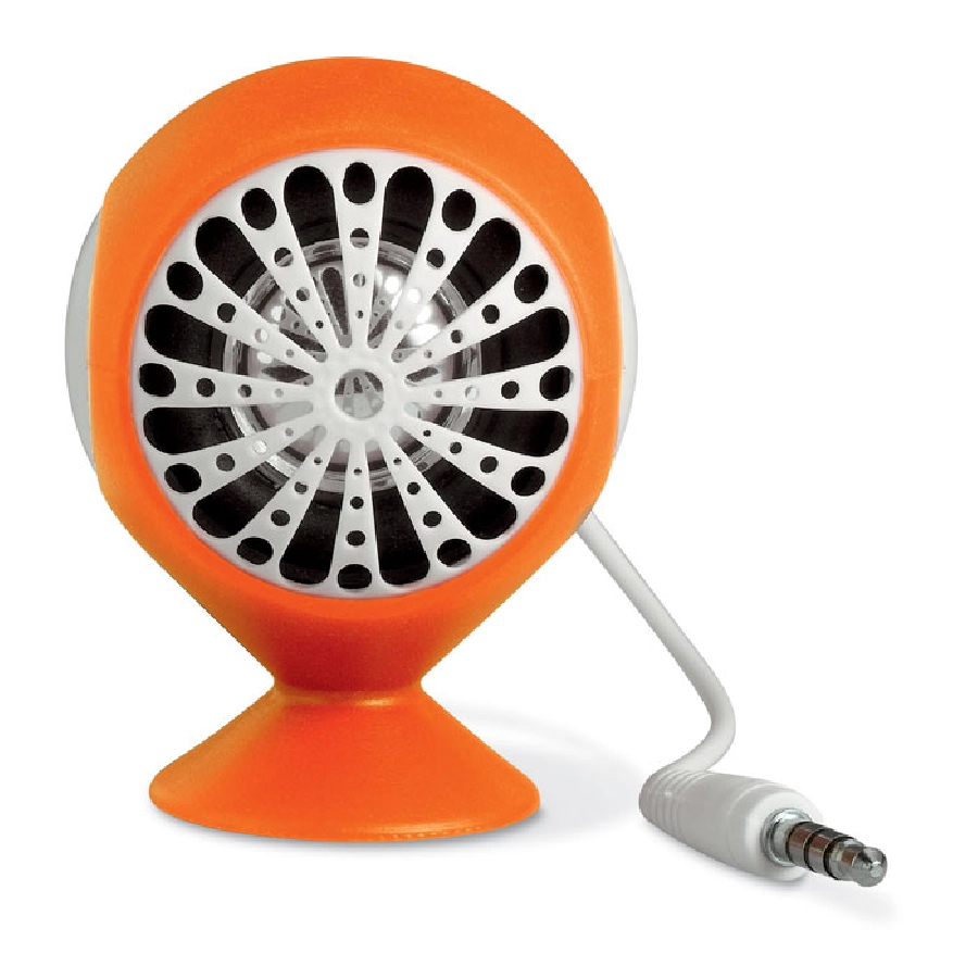 Silikonowy mini głośnik. CHELSEA MO8169-10 pomarańczowy