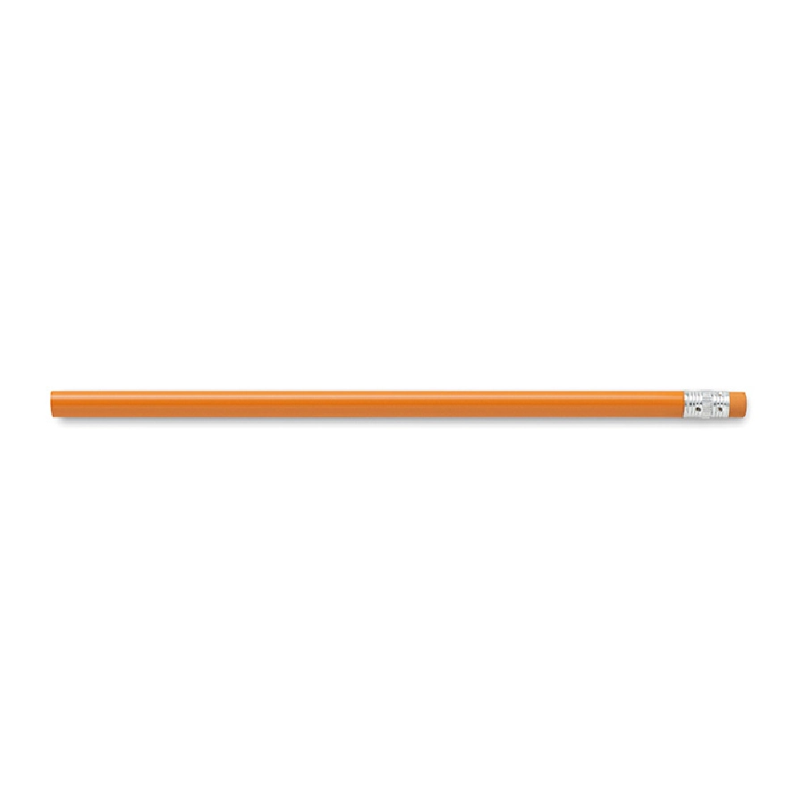 Ołówek z gumką FIONA MO8218-10 pomarańczowy