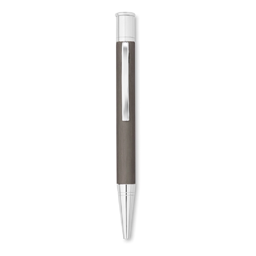 Aluminiowy długopis w pudełku SILVER MO8407-18 szary