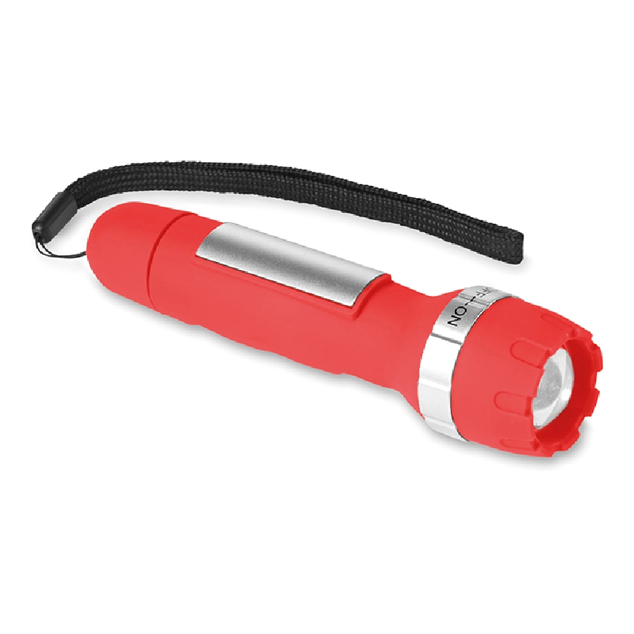 Latarka z akumulatorem na USB USB-TORCH MO8472-05 czerwony