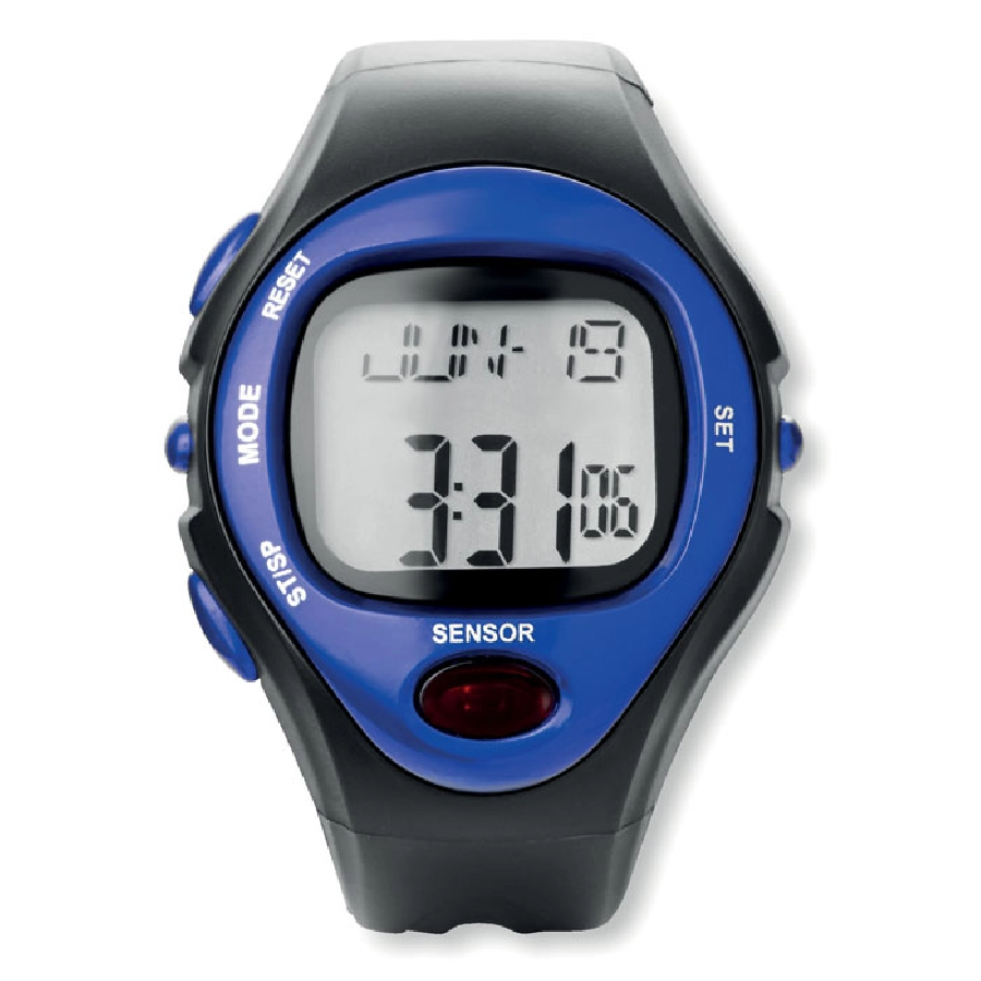 Sportowy zegarek elektroniczny SPORTY MO8510-04 niebieski