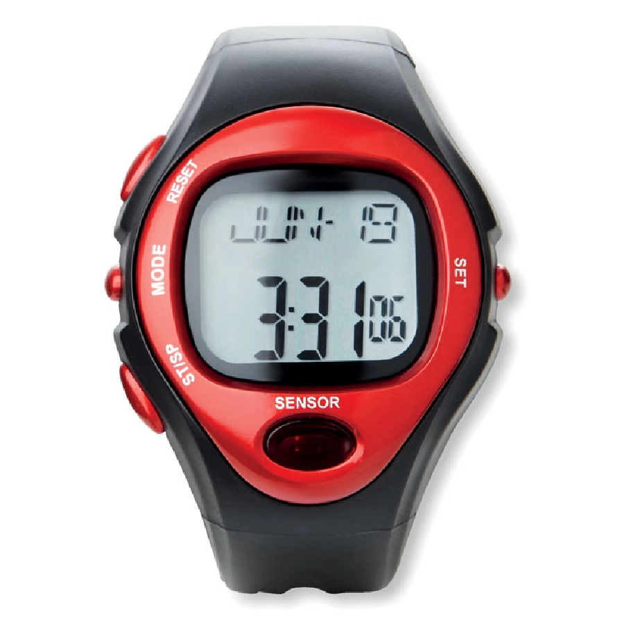 Sportowy zegarek elektroniczny SPORTY MO8510-05 czerwony
