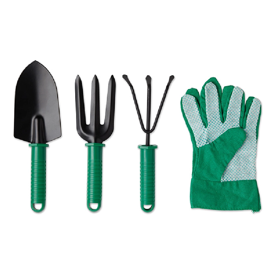Zestaw ogrodnika: 4 narzędzia DIGGY MO8531-09 zielony