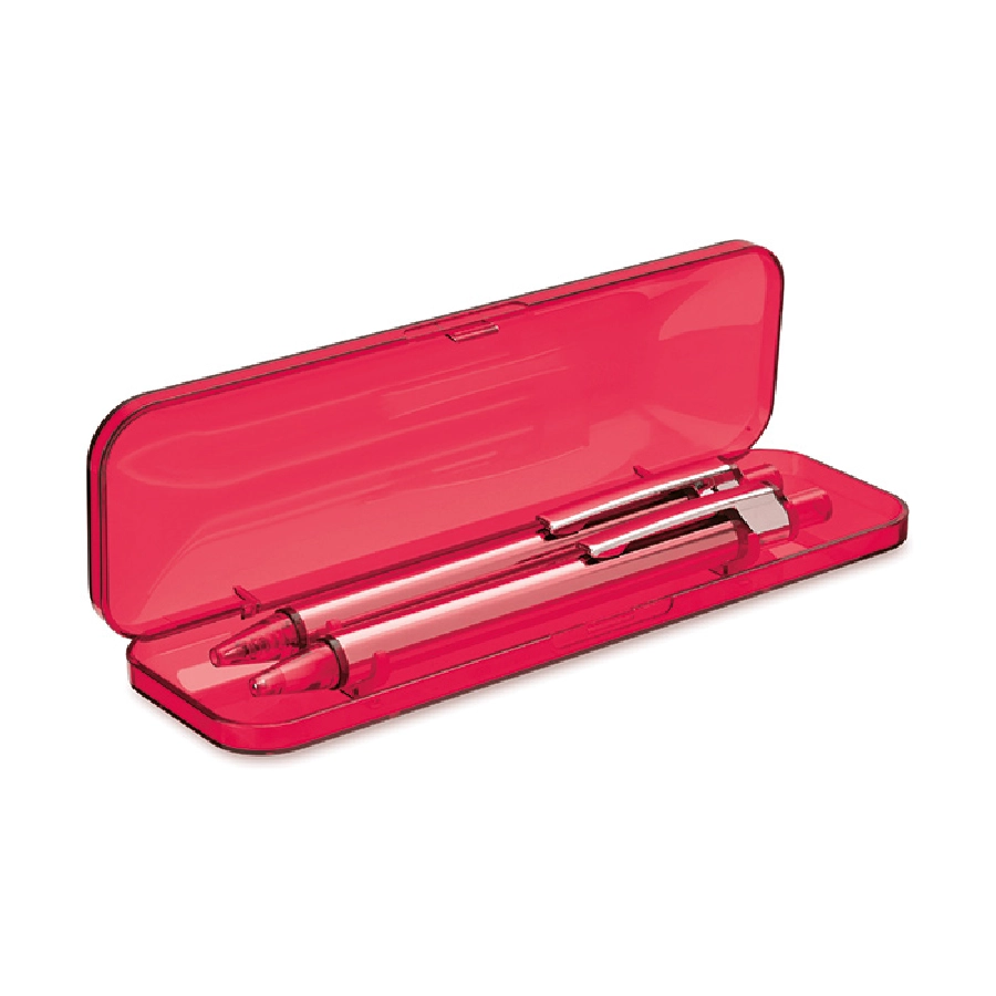 Zestaw się z długopisa i ołówk CARMEN MO8579-05 czerwony