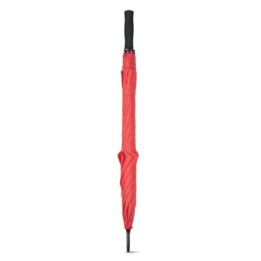 Jednokolorowy parasol 27 cali ISAY MO8583-05 czerwony