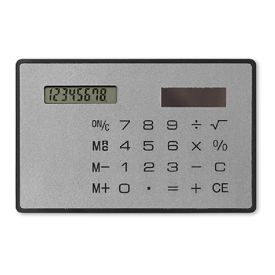 Płaski kalkulator THINNY MO8615-18 szary