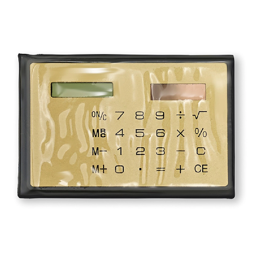 Płaski kalkulator THINNY MO8615-98 złoty