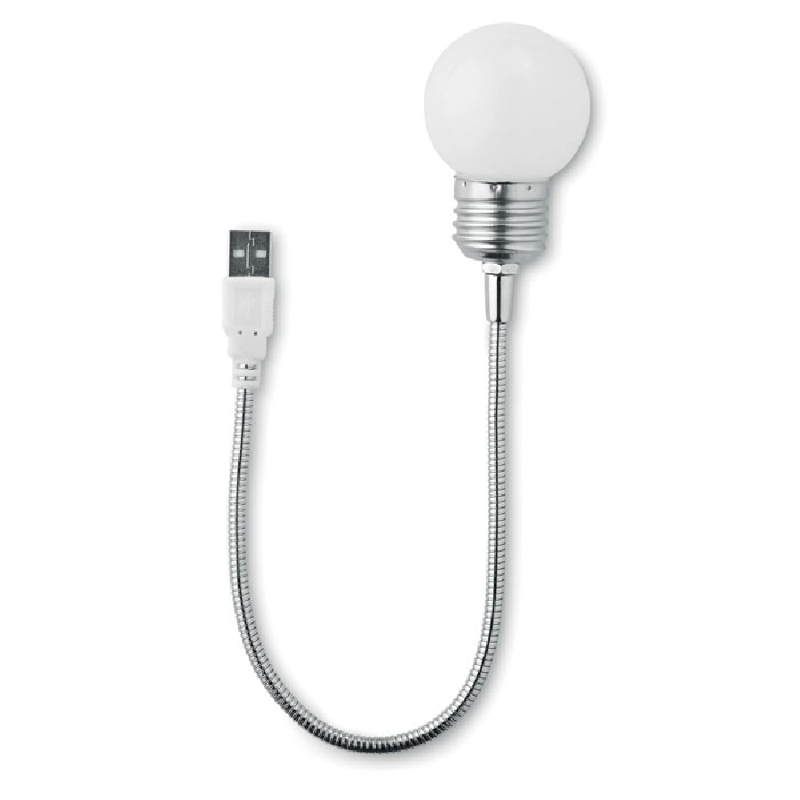 Lampka USB w kształcie żarówk BULBLIGHT MO8616-06 biały