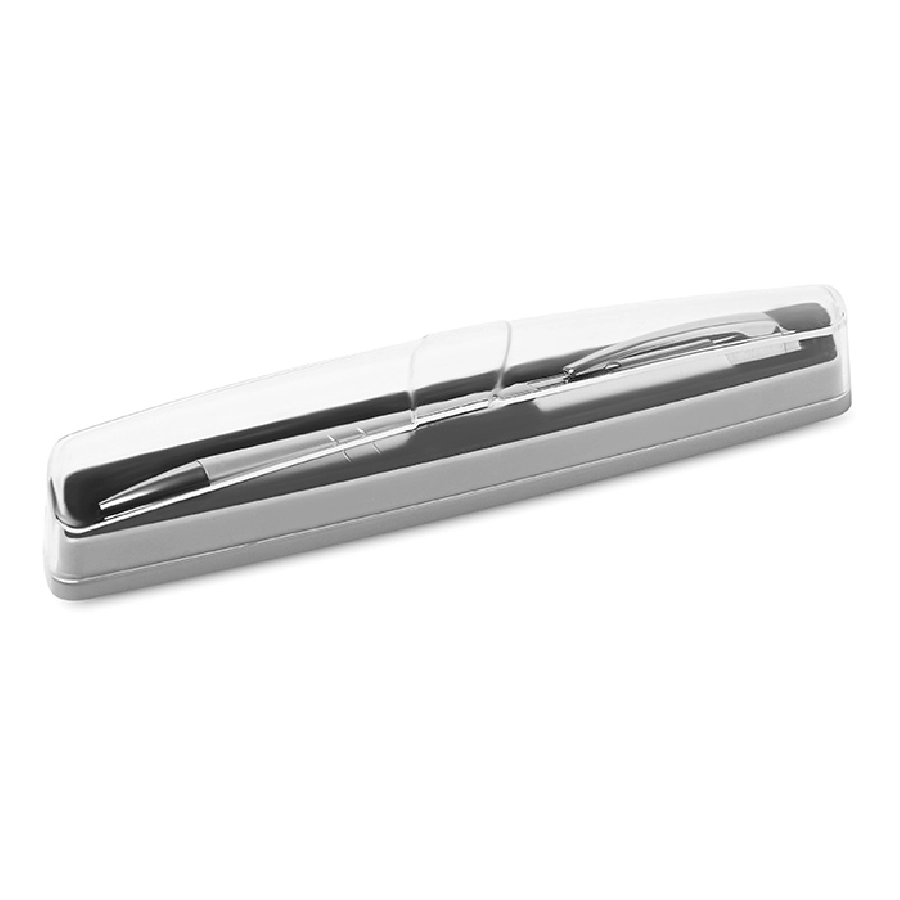 Aluminiowy długopis w pudełku LUBLIN MO8631-16 srebrny

