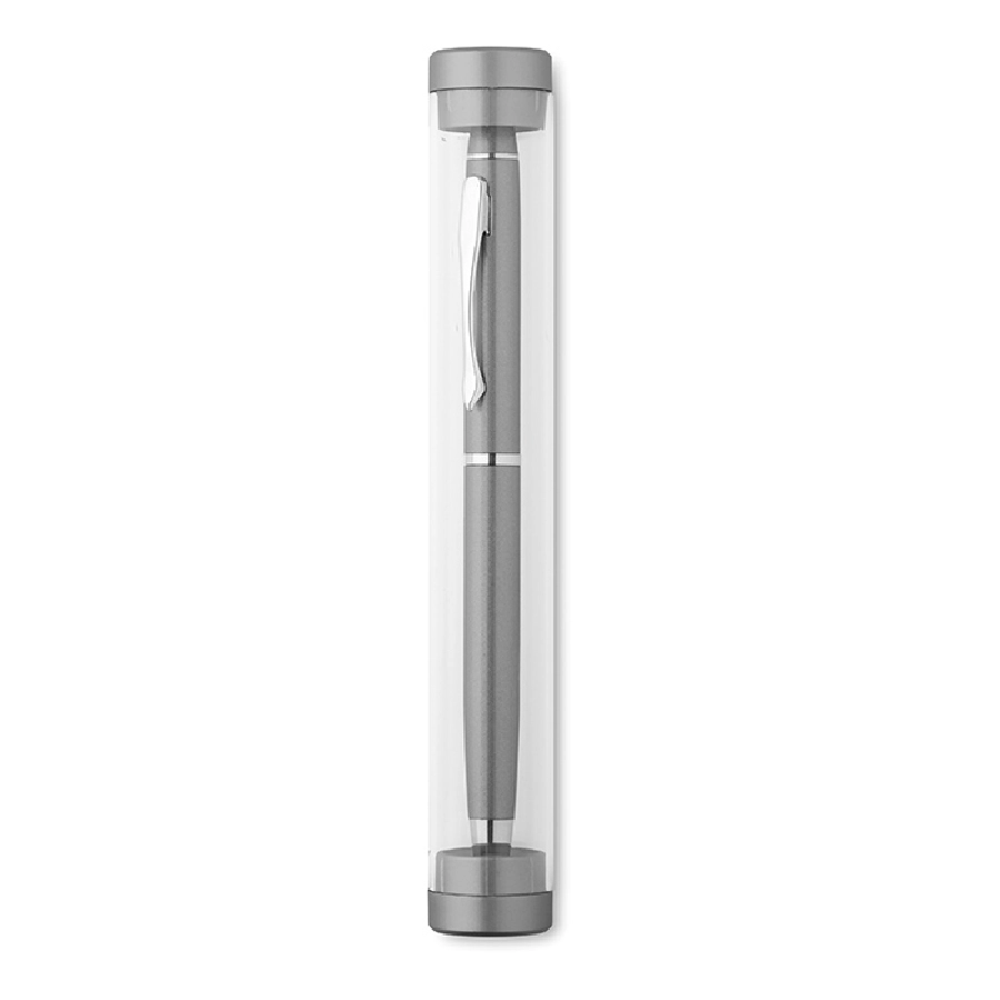 Aluminiowy długopis w tubie AADA MO8632-18 szary