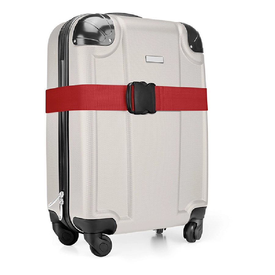 Pas zabezpieczający do bagażu STRAPPY MO8719-05 czerwony