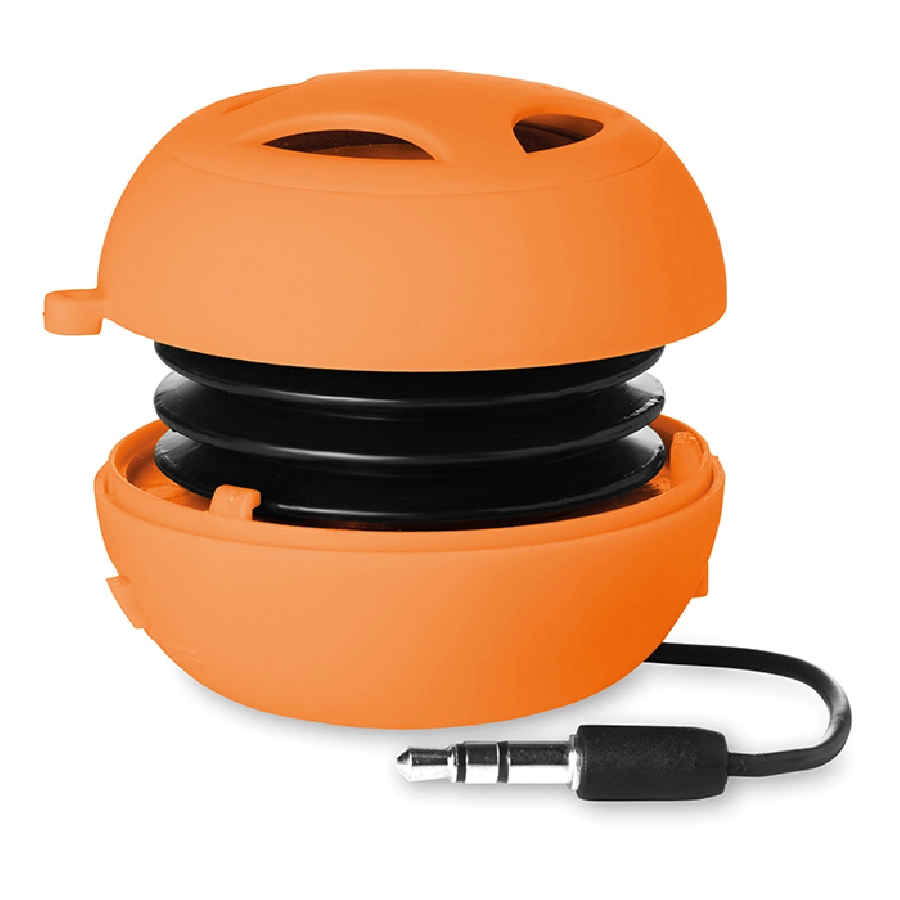 Mini głośnik z kablem MINI SOUND MO8729-10 pomarańczowy