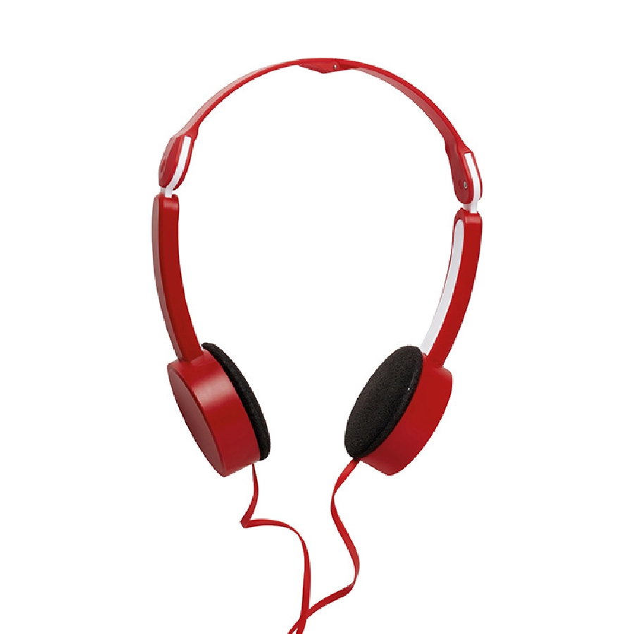 Słuchawki składane w etui VIBES MO8732-05 czerwony
