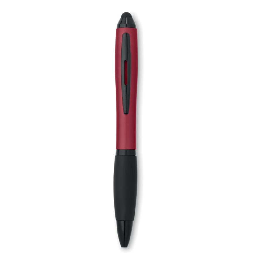 Przekręcany długopis z metaliz RIOMETAL MO8747-05 czerwony