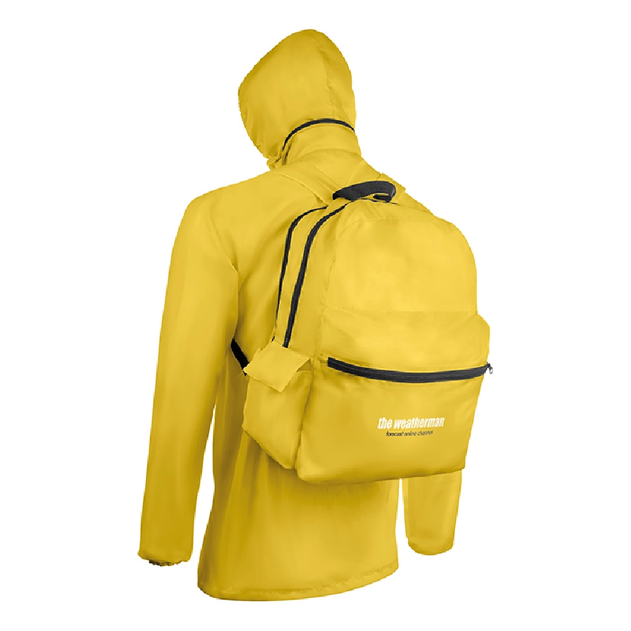 Płaszcz przeciwdeszczowy i ple SURPRISE BAG MO8786-08 żółty