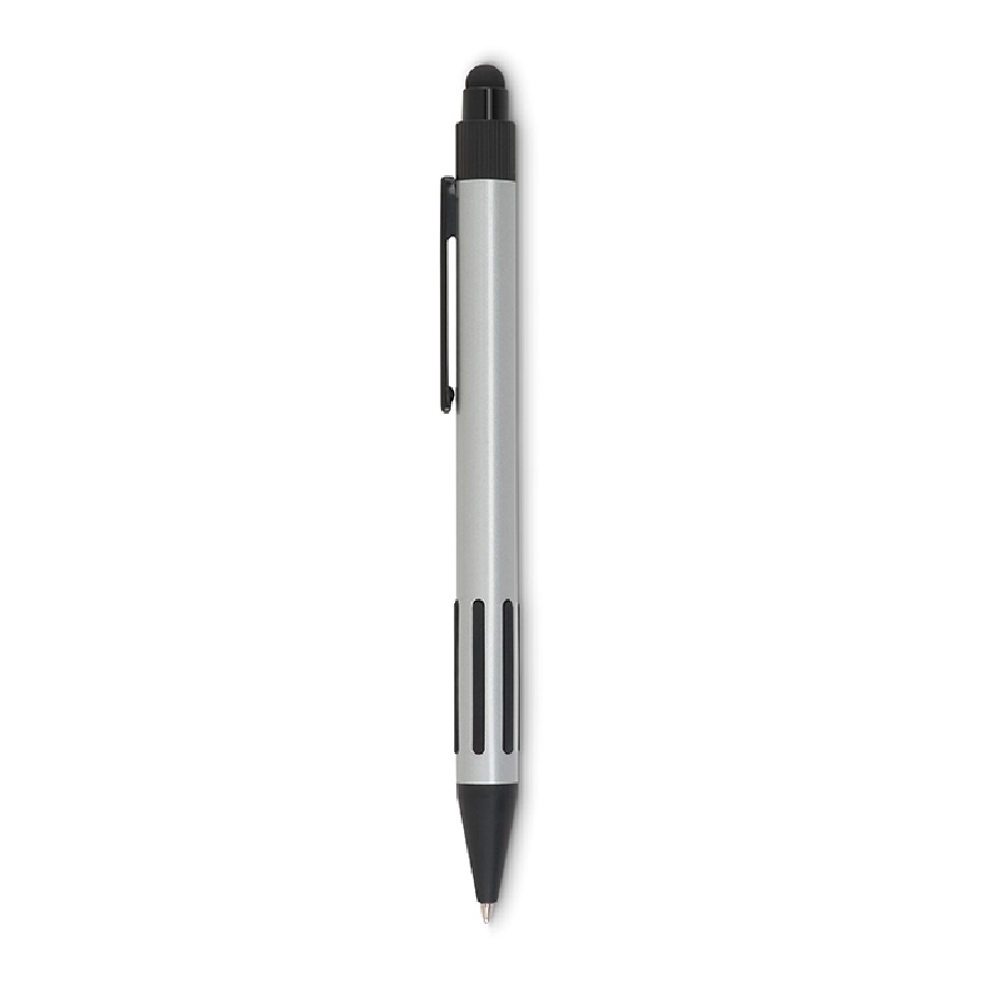 Wysuwany aluminiowy długopis z GOLDIM MO8795-14 srebrny
