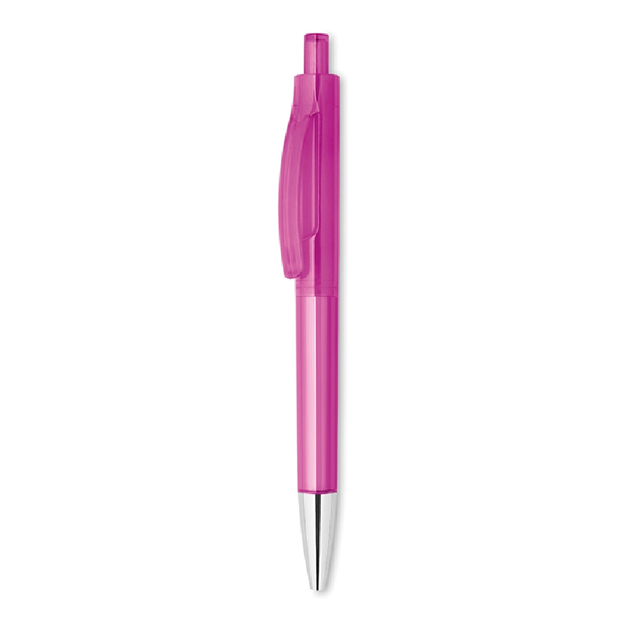 Przyciskany długopis w przezro LUCERNE MO8813-50 fioletowy
