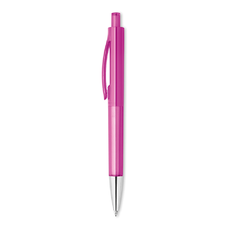 Przyciskany długopis w przezro LUCERNE MO8813-50 fioletowy