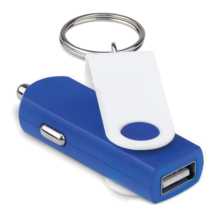 Ładowarka samochodowa USB TECHRING MO8843-04 niebieski