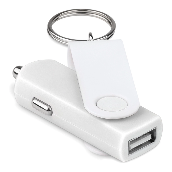 Ładowarka samochodowa USB TECHRING MO8843-06 biały