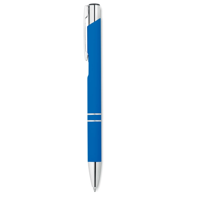 Długopis z gumowym wykończenie AOSTA MO8857-37 granatowy