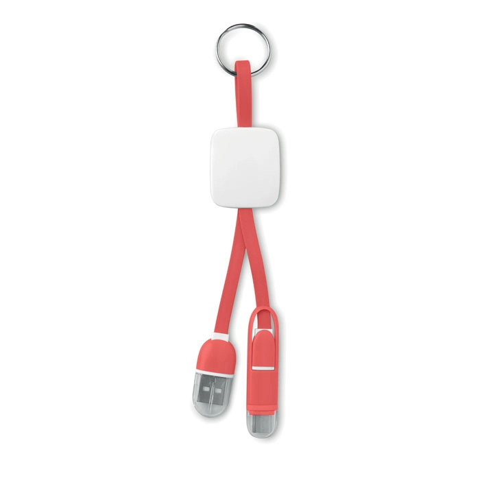 Brelok USB typ C KEY RING C MO8887-05 czerwony
