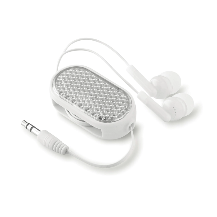 Słuchawki z odblaskiem COLOURSOUND MO8907-06 biały