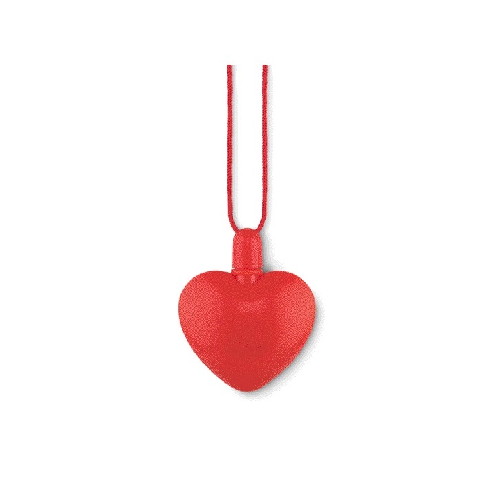 Bańki w kształcie serca SOPLA HEART MO8926-05 czerwony