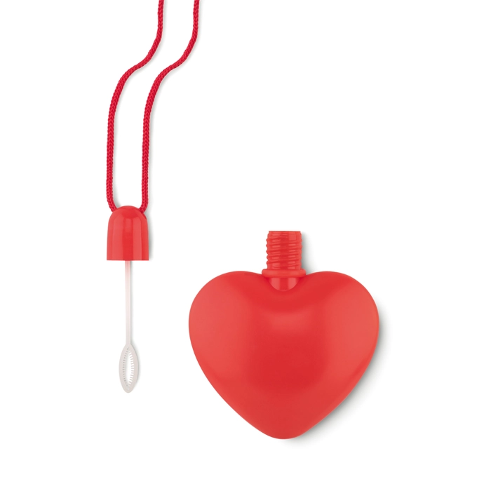 Bańki w kształcie serca SOPLA HEART MO8926-05 czerwony