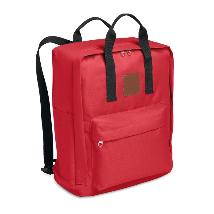 Plecak z poliestru 600D TORINO MO9001-05 czerwony