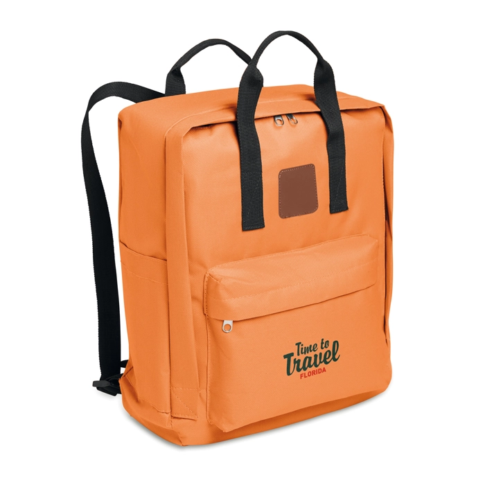 Plecak z poliestru 600D TORINO MO9001-10 pomarańczowy