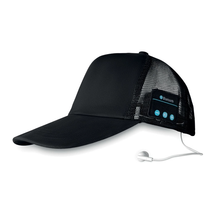 Bluetooth czapka z słuchawkami MUSIC CAP MO9081-03 czarny