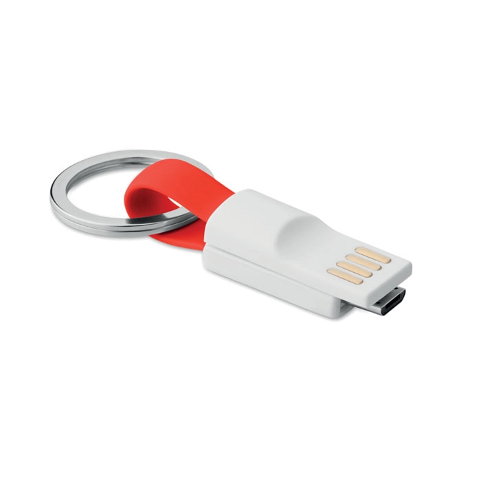 Brelok USB/microUSB MINI MO9170-05 czerwony