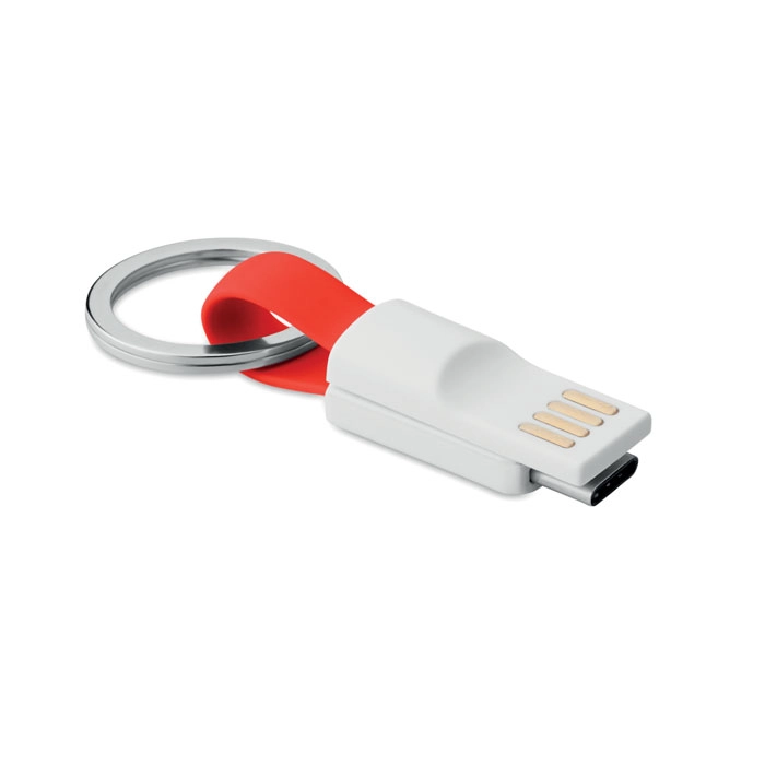 Brelok USB/USBtypC MINI C MO9171-05 czerwony